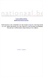 Mobile Screenshot of nationaal.be