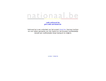 Tablet Screenshot of nationaal.be